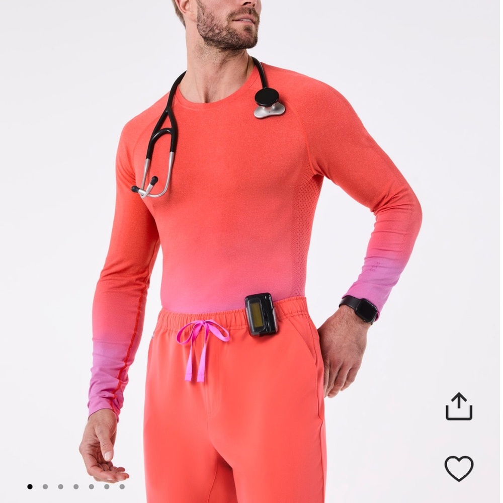 FIGS makato seamless long sleeve underscrub